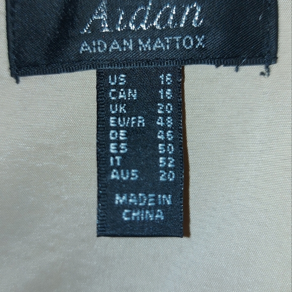 AIDAN Champagne Sequin Mini Dress - Picture 4 of 6